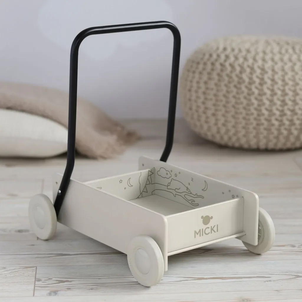 Lära Gå-vagn Beige>Micki Clearance
