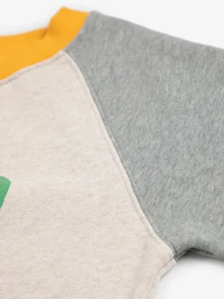 Lucky Clover Ranglan Sleeve Sweatshirt Heather Grey><noscript><img width=
