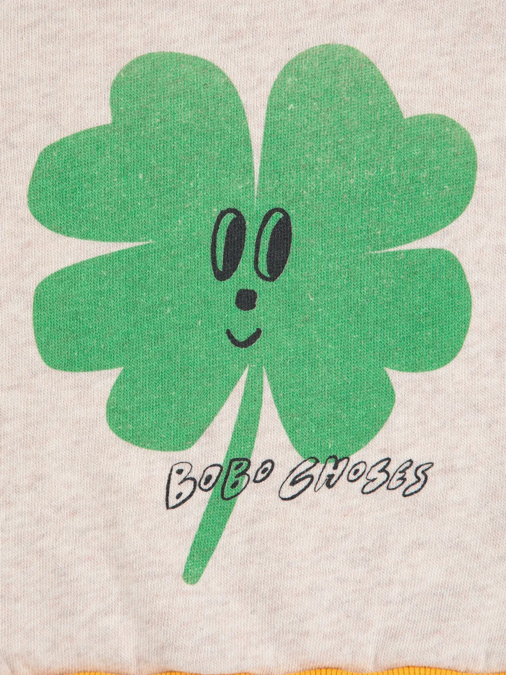 Lucky Clover Sweatshirt Light Heather Grey>Bobo Choses Best
