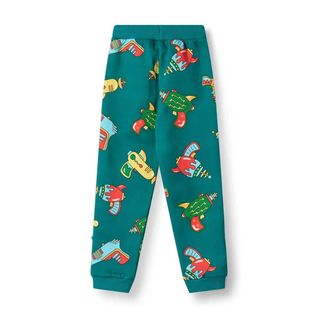 Macoun With Space Blasters Mjukisbyxor Petroleum Green>Småfolk Hot