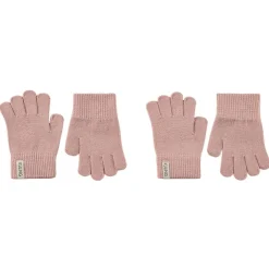 Magic 2-pack Fingervantar I Ull Rosa>Kuling Sale