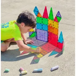 Clear Colours 32 Delar>Magna-Tiles Clearance