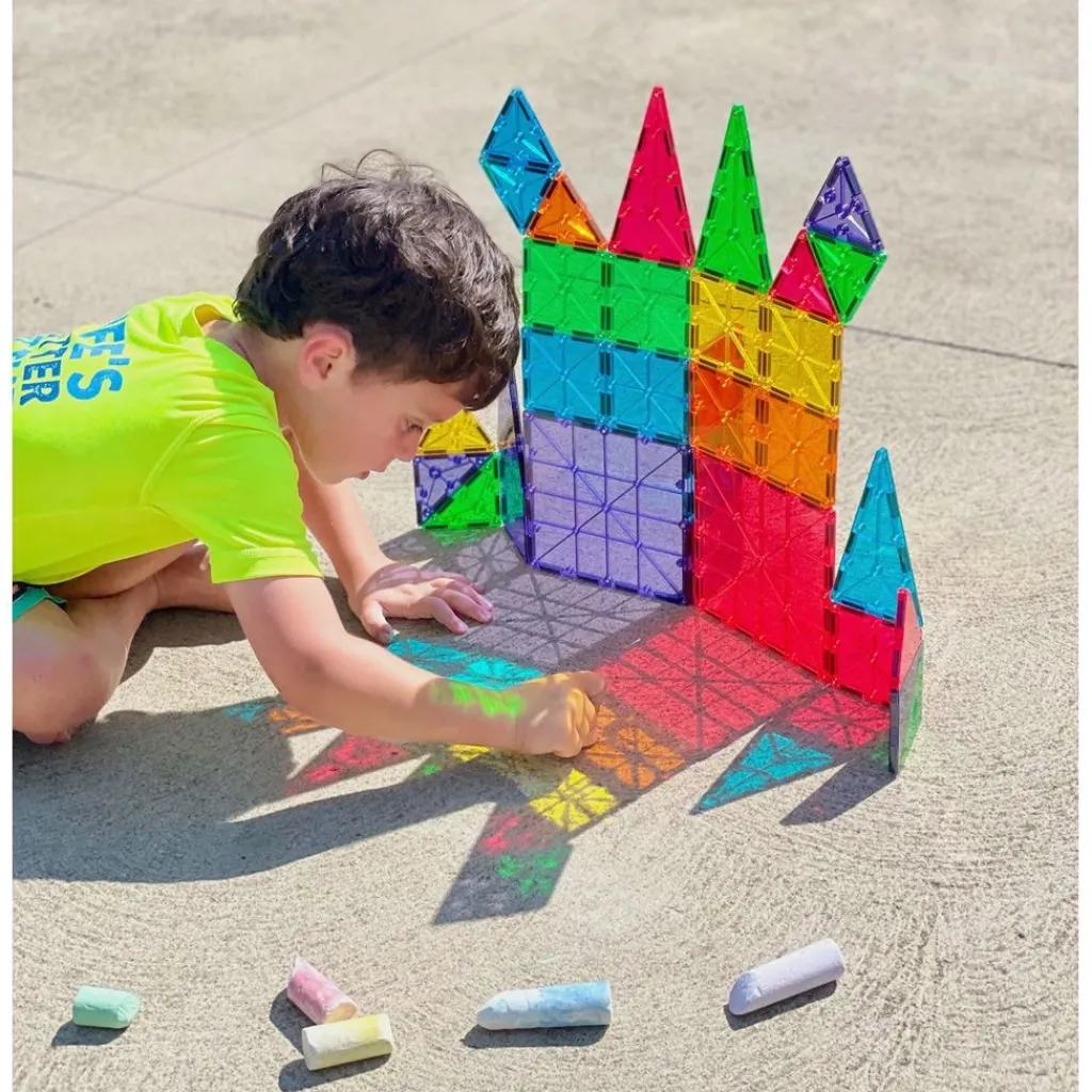 Clear Colours 32 Delar>Magna-Tiles Clearance