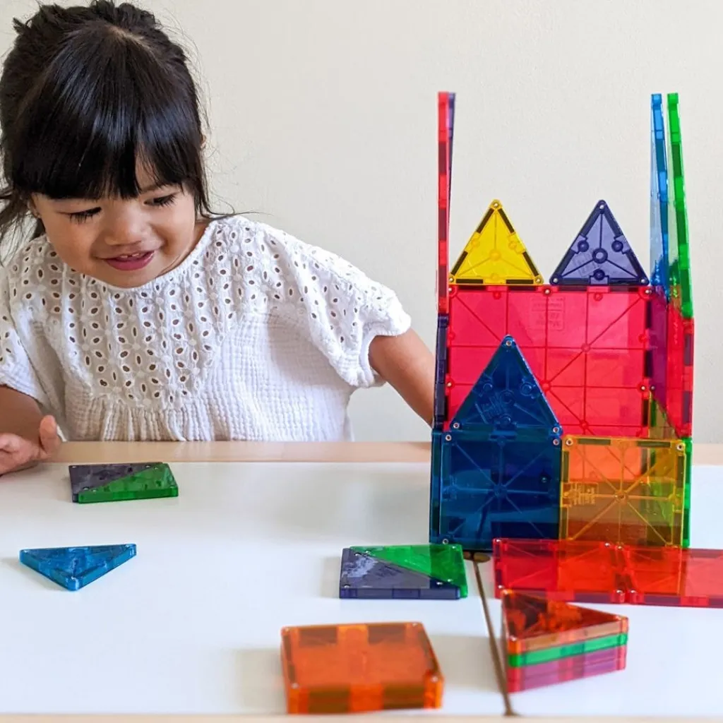 Clear Colours 32 Delar>Magna-Tiles Clearance