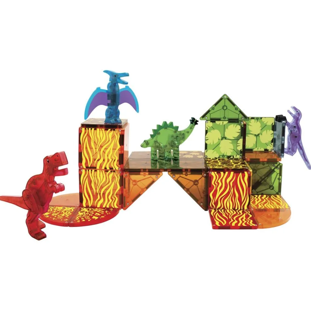 Dino World 40 Pcs Set>Magna-Tiles Online