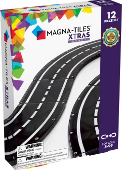 XTRAS : Roads Byggklossar 12 St Set (6/ctn) Multi>Magna-Tiles Outlet