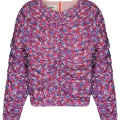 Malin Mönstrad Rynkad Blus Wild Roses>Les Coyotes De Paris Sale