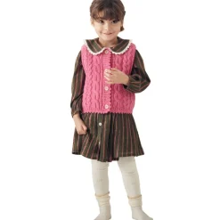 Marlotta Randig Klänning Khaki Copper><noscript><img width=