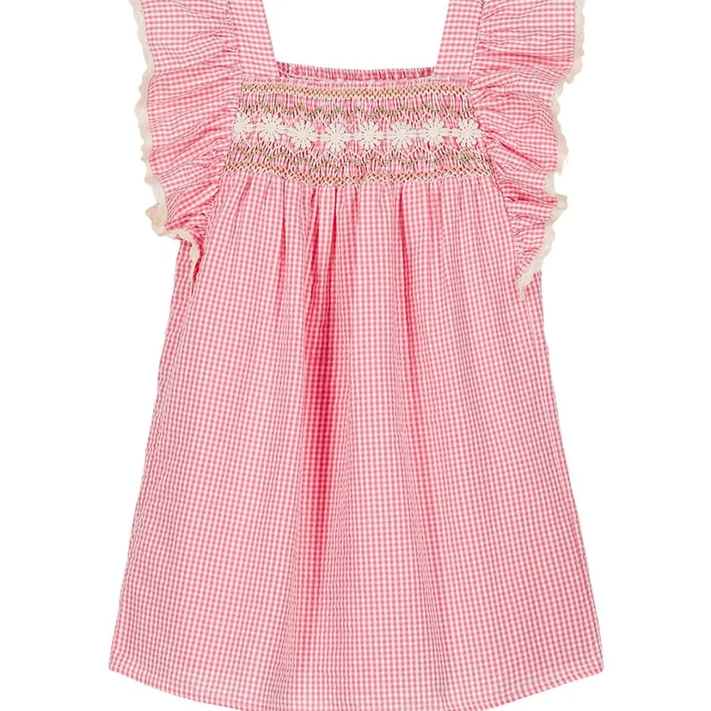 Martine Klänning Pink Fragola Vichy>Louise Misha Hot