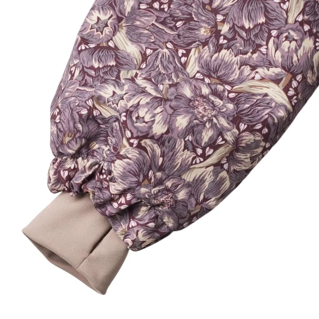 Mathilde Tech Blommig Jacka Purple Tulips>Wheat Discount