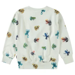 Mattis Sweatshirt Vibrant Frogs>Molo Clearance