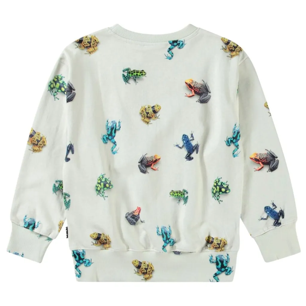 Mattis Sweatshirt Vibrant Frogs>Molo Clearance