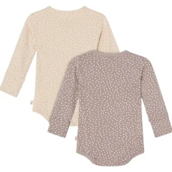 Max Beige/Taupe Prickig 2-pack Baby Body>Buddy & Hope Clearance