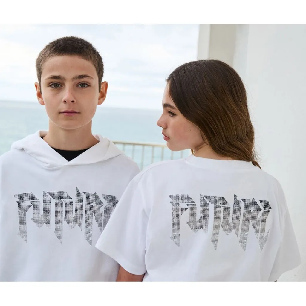 Maxx Hoodie White>Molo Clearance