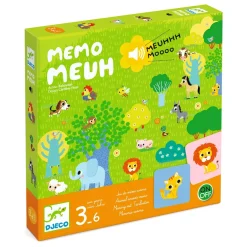 Memo Meuh Spel Om Djurljud>Djeco Hot