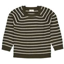 Merino Classic Rib Blouse Forest Green Combi>Copenhagen Colors Hot