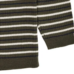 Merino Classic Rib Blouse Forest Green Combi>Copenhagen Colors Hot