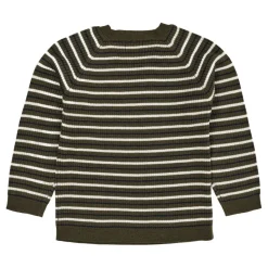 Merino Classic Rib Blouse Forest Green Combi><noscript><img width=