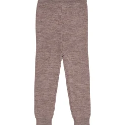Merino Classic Rib Leggings w Drawstrings Natural Melange>Copenhagen Colors Sale