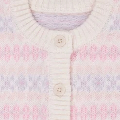 Merino Mönsterkofta Lavender Combi>Copenhagen Colors Discount