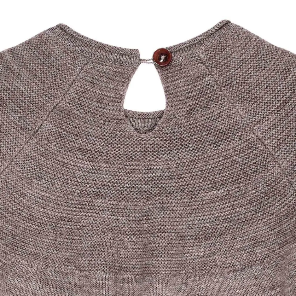 Merino Wool Stickad Blus Natural Melange>Copenhagen Colors Sale