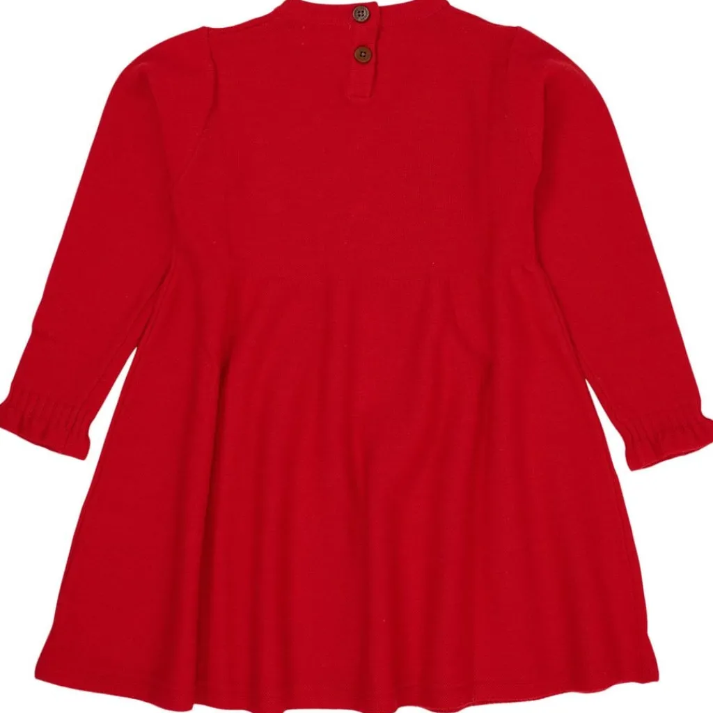Merinoullklänning Red/Dusty Rose Combo>Copenhagen Colors Sale