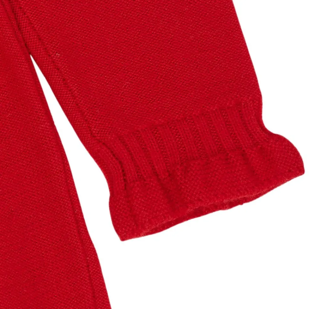 Merinoullklänning Red/Dusty Rose Combo>Copenhagen Colors Sale