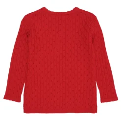 Merinoullstickad Tröja Red>Copenhagen Colors Discount