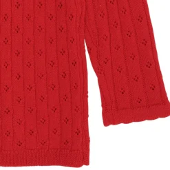 Merinoullstickad Tröja Red><noscript><img width=