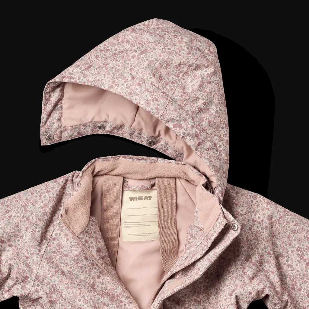 Miko Vinteroverall Rose Dust Flowers>Wheat Clearance
