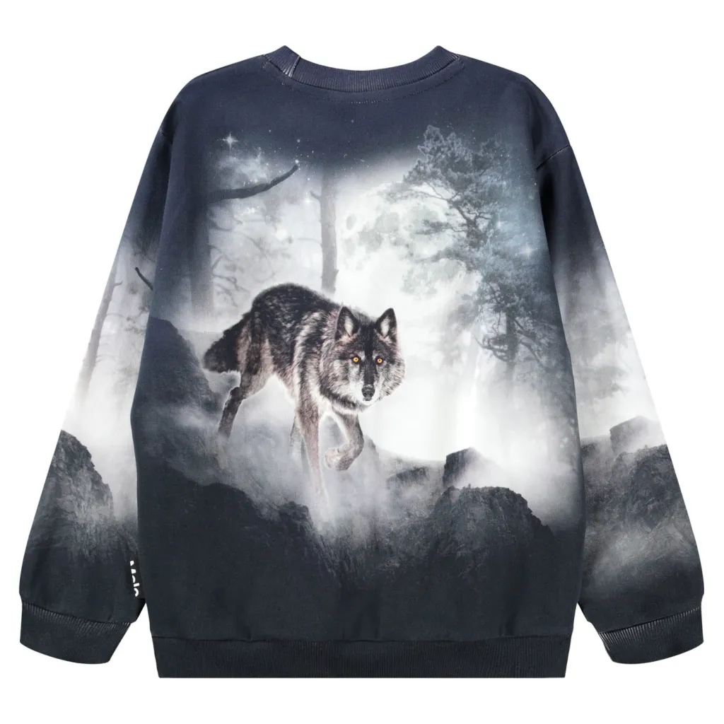 Miksi Sweatshirt Moonlit Wolves>Molo Hot