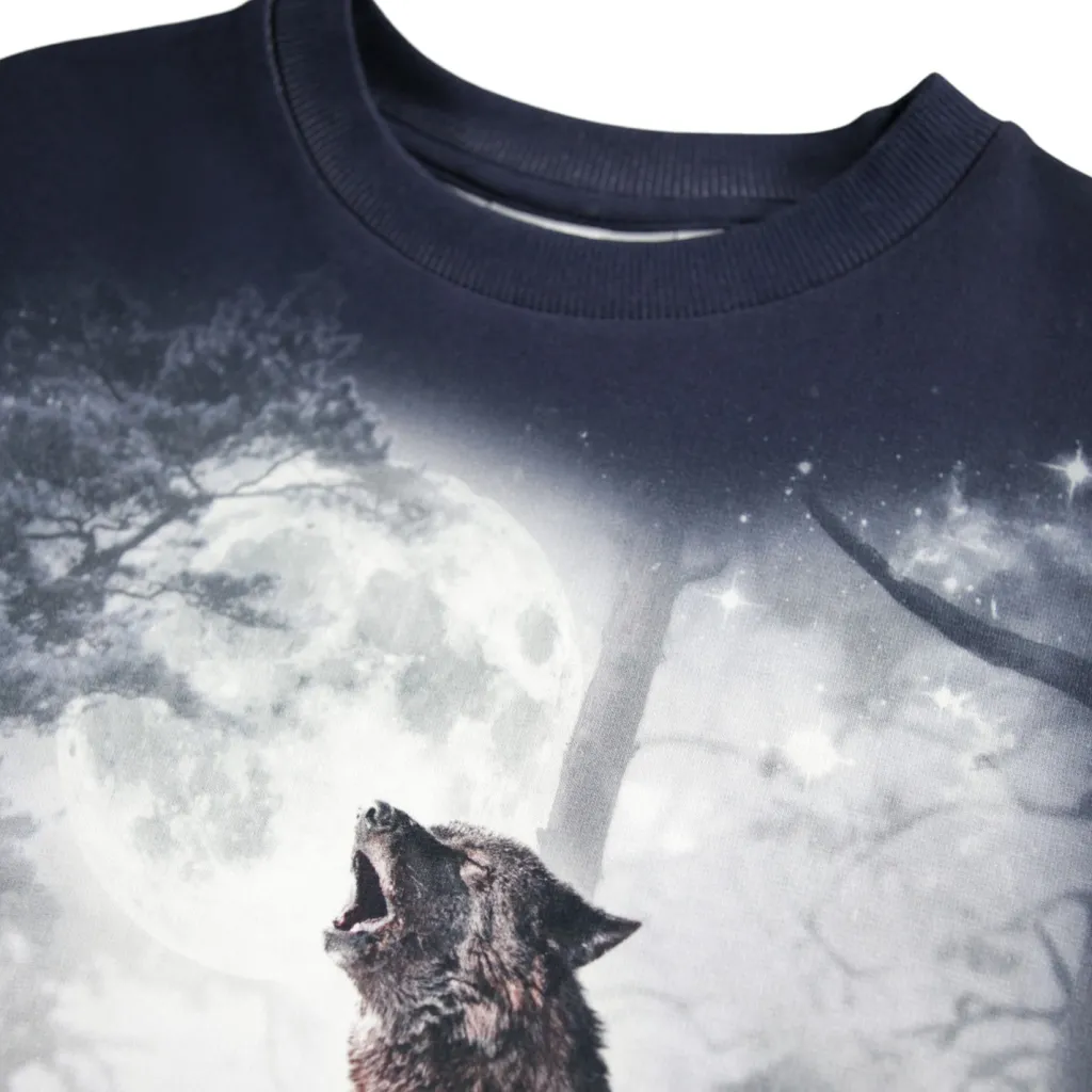 Miksi Sweatshirt Moonlit Wolves>Molo Hot