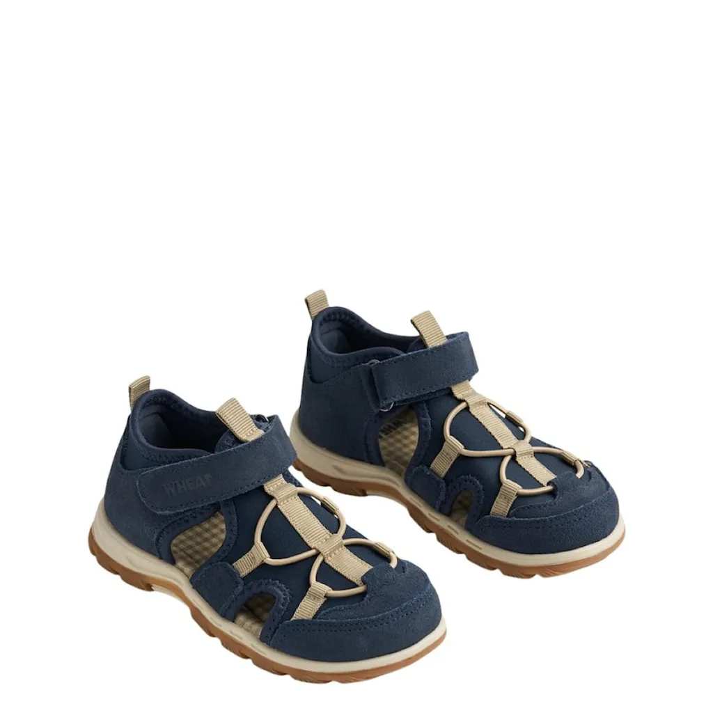Mingi Sandaler Navy>Wheat Hot