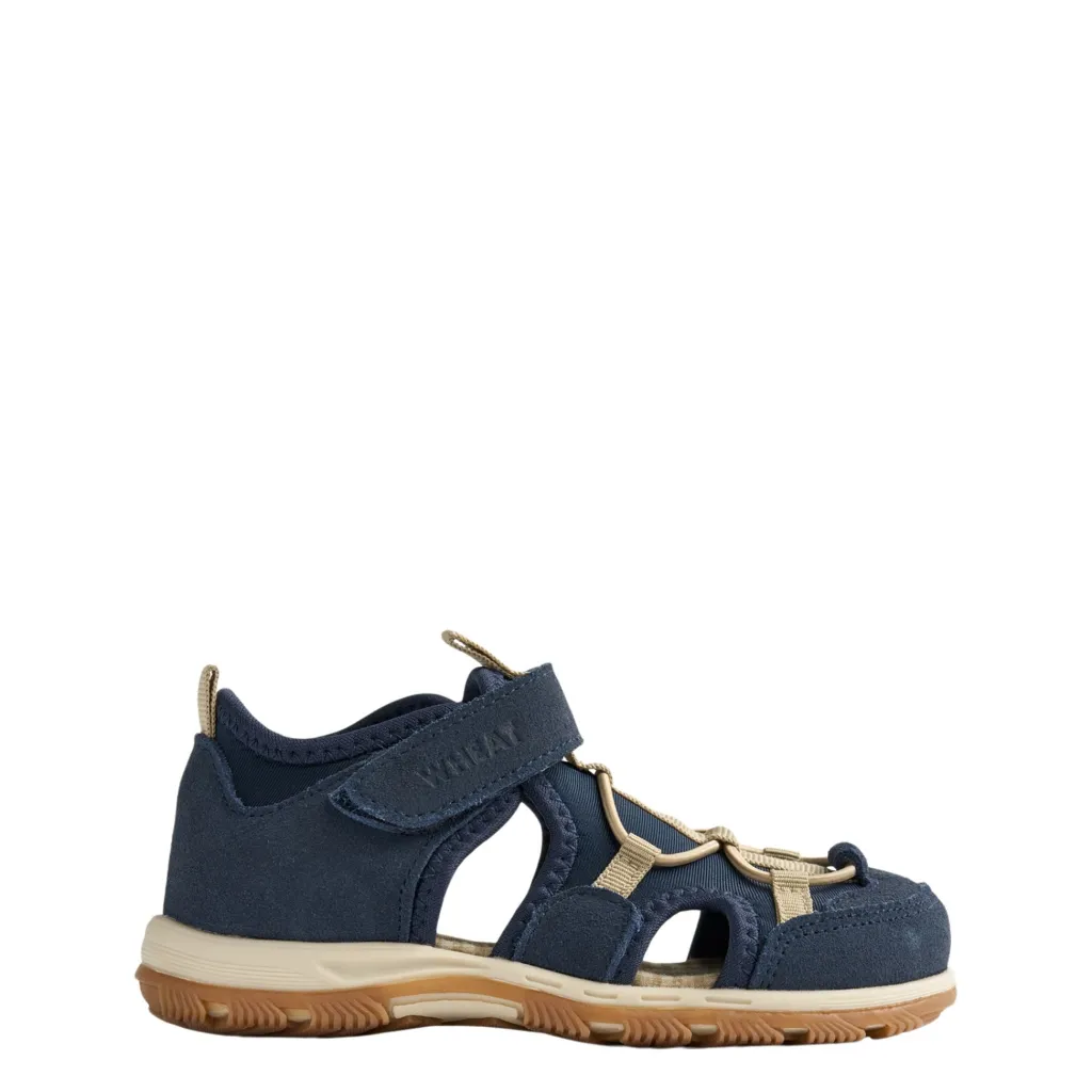 Mingi Sandaler Navy>Wheat Hot