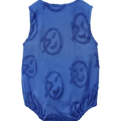 Mini Jersey Romper Klein Blue Logos>Wynken Sale