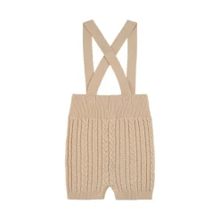 Mini Kabelstickade Shorts Med Hängslen Off White>Buddy & Hope Best
