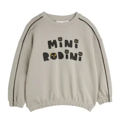 Cats Sweatshirt Grey>Mini Rodini Clearance