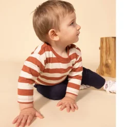 Mjukisbyxor Marinblå>Petit Bateau Hot