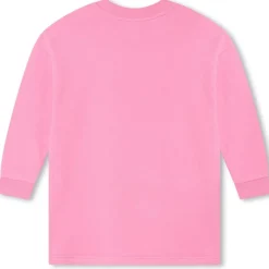 Mjukis-klänning Med Tryck Rosa>Marc Jacobs Clearance