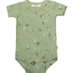 Mönstrad Baby Body Grön>Joha Discount