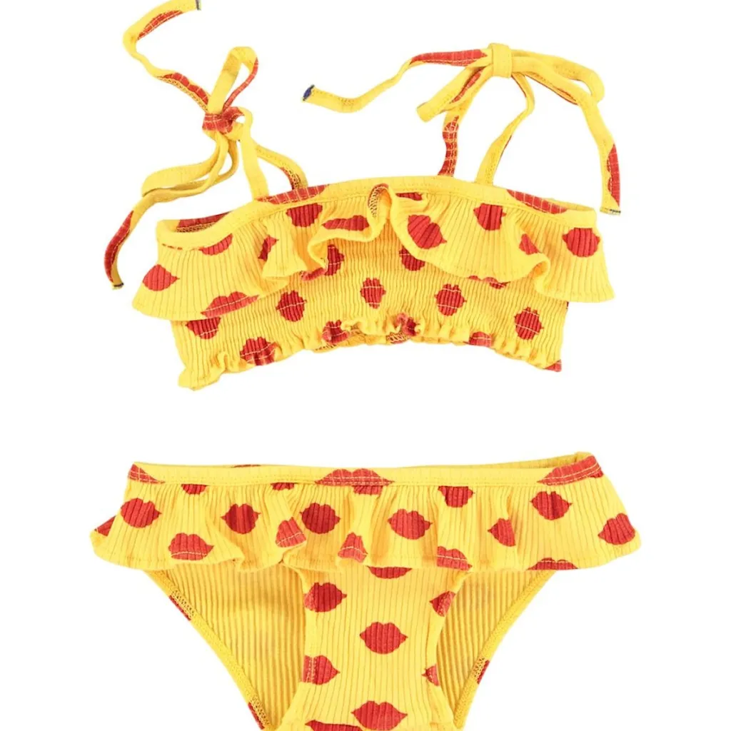 Mönstrad Bikini Gul>Piupiuchick New