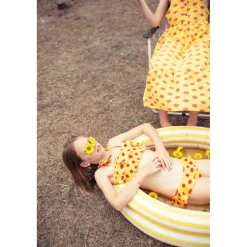 Mönstrad Bikini Gul><noscript><img width=