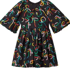 Mönstrad Klänning Svart>Stella McCartney Kids New