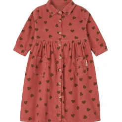 Mönstrad Manchesterklänning Pomegranate>Piupiuchick Sale