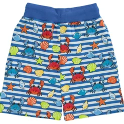 Mönstrad Mjukisshorts Med Krabbor Brilliant Blue><noscript><img width=
