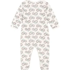 Mönstrad Sparkdräkt Gräddvit>Petit Bateau Outlet