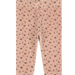 Mönstrade Baby-leggings I Velour Ljusrosa>My Little Cozmo Best