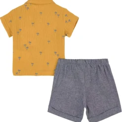 Mönstrat Skjortset Gul>Absorba Hot