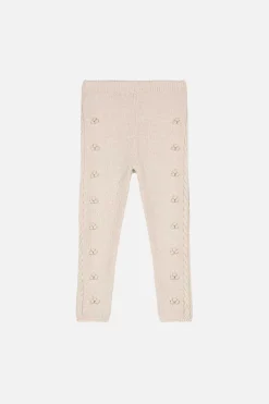 Molda Stickade Leggings Cream><noscript><img width=