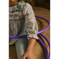 Moldavia Stickade Leggings Seashore>Louise Misha